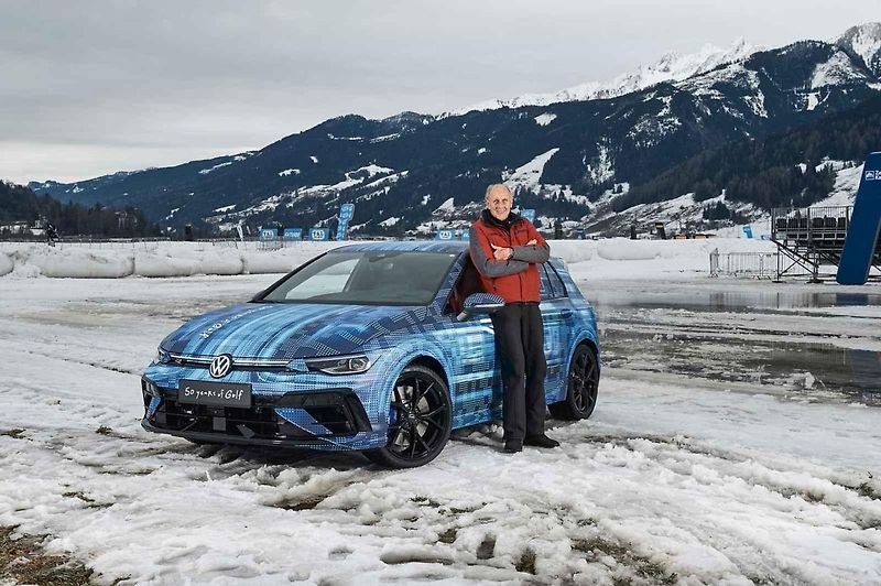 Volkswagen Golf R na akci Ice Race