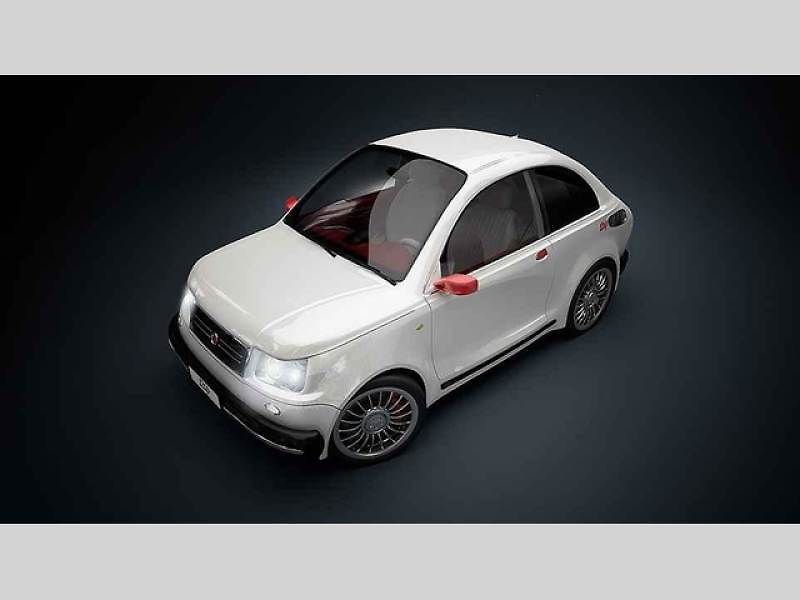 Moderní reinterpretace Škody 110 R od studia NOVAGUE.
