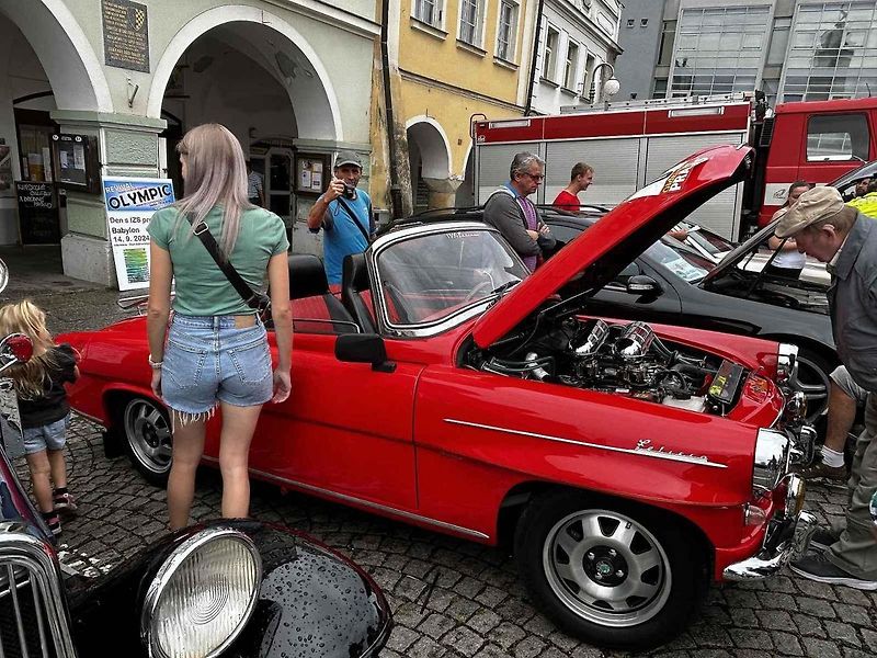 Jízda spolehlivosti v Domažlicích.