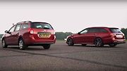 Mercedes-AMG E63 S Combi vs. Dacia Logan MCV.