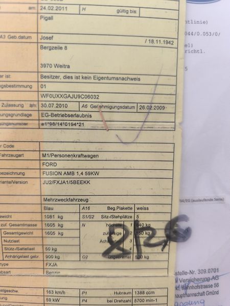 Ford Fusion KRÁSNÝ,55TKM,VÝBAVA,1MAJ84LET - fotka 8 z 22