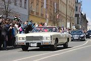 V Příbrami se sjela historická auta a motorky v rámci tradiční akce Česká Route 66.