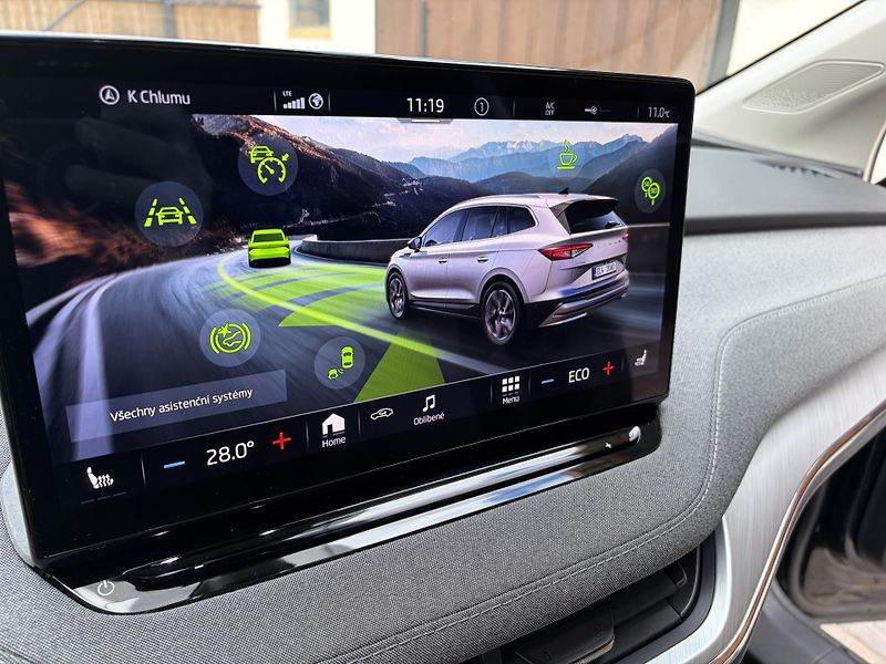 Škoda Enyaq (2021) 60, panorama, TA, ad.temp. - fotka 15 z 18