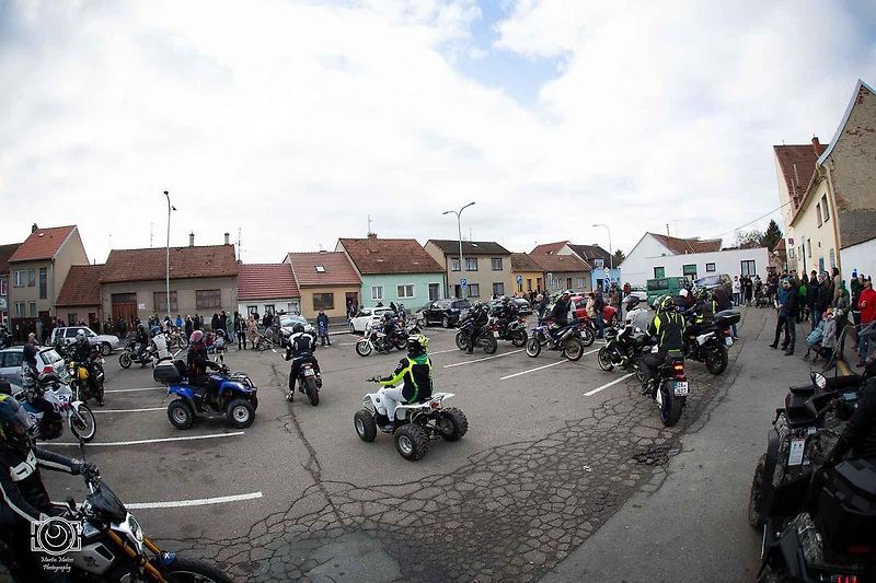 Vánočka 2024. Podívejte se, jak vypadal tradiční sraz motorkářů ve Slavkově.