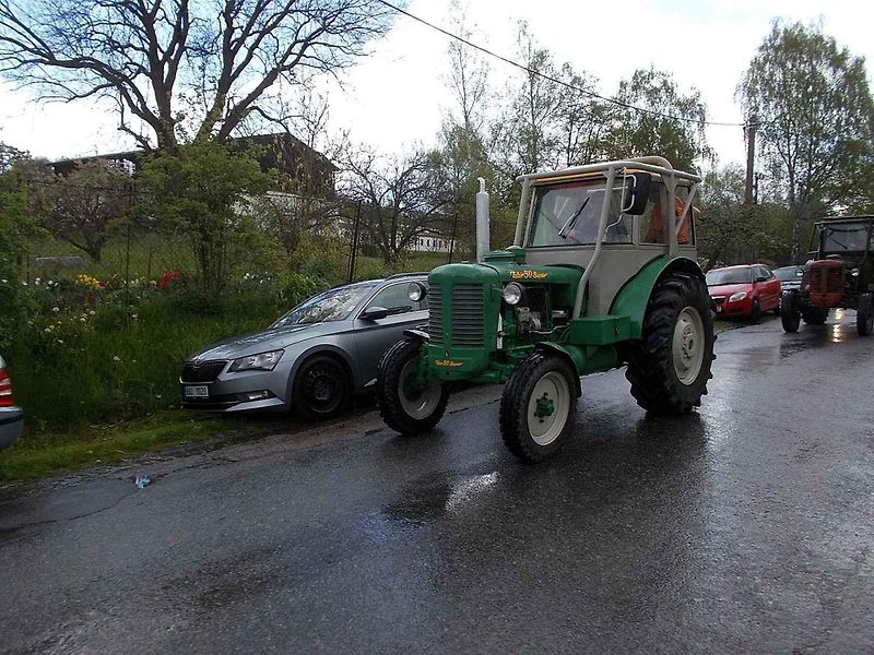 Ze srazu historických traktorů Zetor v Nahorubech.