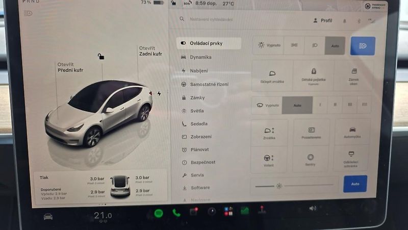 Tesla Model Y (2022) Long Range AWD SoH 91,4% - fotka 20 z 37