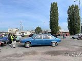 Svatováclavská vyjížďka. Zastávka v Kopřivnici, odkud se pokračovalo do Nového Jičína, 28. 9. 2025.
