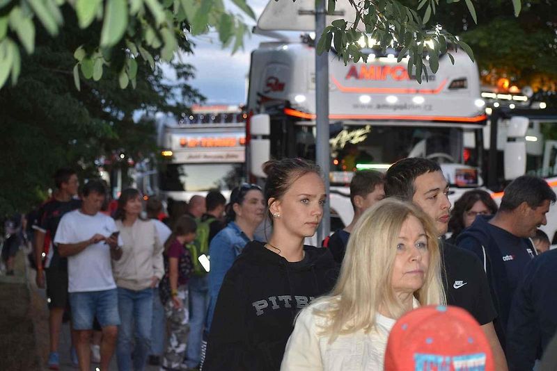 Truck show 2025 ve Zlíně, kamiony zaplnily ulici Hradská