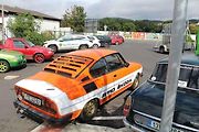Škoda 110R, pohled zezadu.