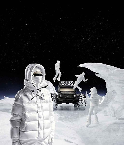 Project Mondo G spojuje ikonický Mercedes-Benz třídy G a charakteristické designové prvky módní značky s luxusním oblečením Moncler.