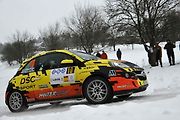 Horkou novinkou mezi ralleyovými soutěžemi byla sobotní 1. ÚAMK Daltek Rally 2023, která se jela v okolí Bystřičky a Malé Bystřice na Vsetínsku. Foto: pro Deník/Jiří Hejtmánek