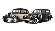 Škoda 640 Superb (1935) a Superb 3000 OHV (1939).