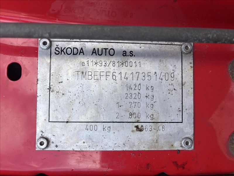 Škoda Felicia 1,3 MPi - fotka 19 z 20