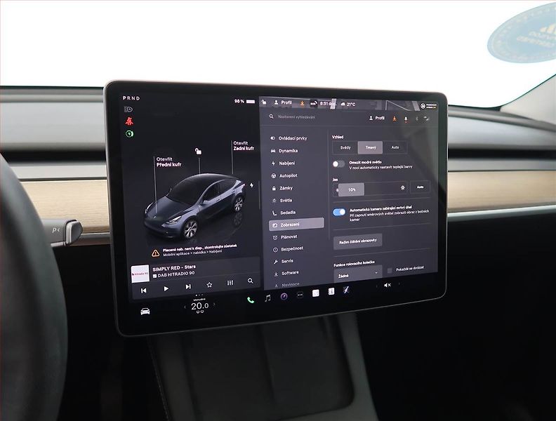 Tesla Model Y (2022) Long Range AWD 79kWh, SoH 92% - fotka 25 z 33