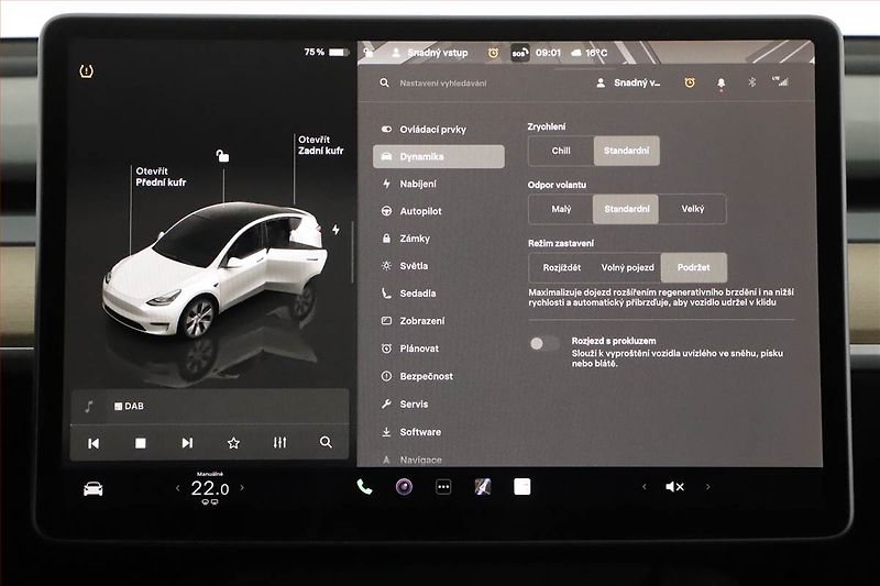 Tesla Model Y (2022) RWD LFP 60kWh, SoH 96% - fotka 13 z 21