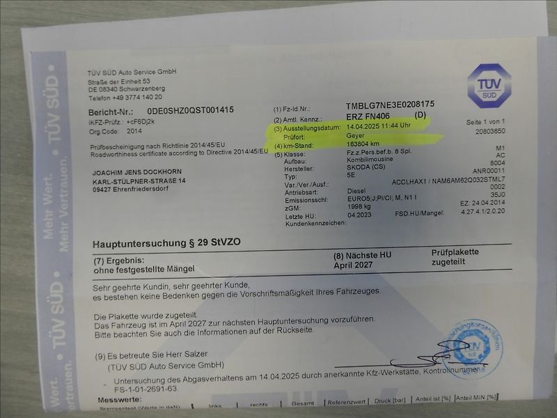Škoda Octavia 1,6 TDi 77kW 4x4 serviska - fotka 45 z 45