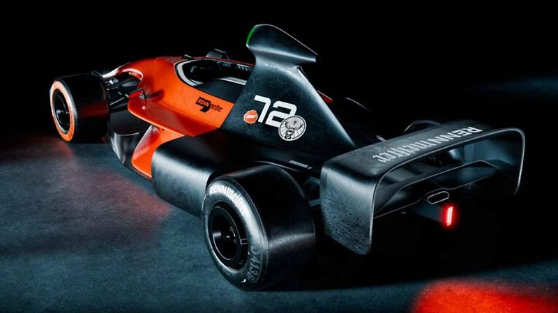 Model Formule Rennmeister od absolventa Fakulty designu a umění Ladislava Sutnara Lukáše Jagerčíka.