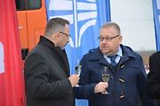Slavnostní zahájení stavby dalšího úseku dálnice D7 se konalo v pátek 6. prosince v Třebízi.
