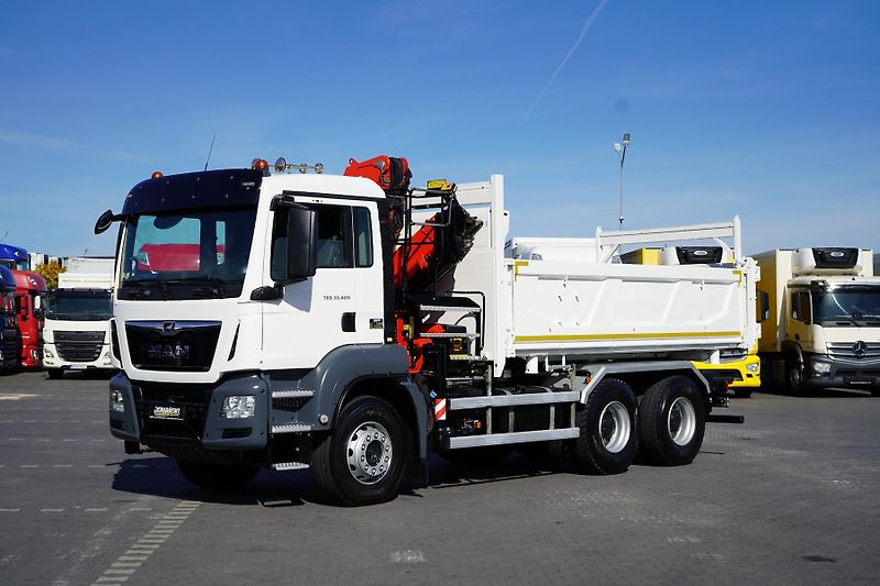 MAN TGS (2018) 33.420 / E 6 / WYWROTKA + HDS  - fotka 10 z 61