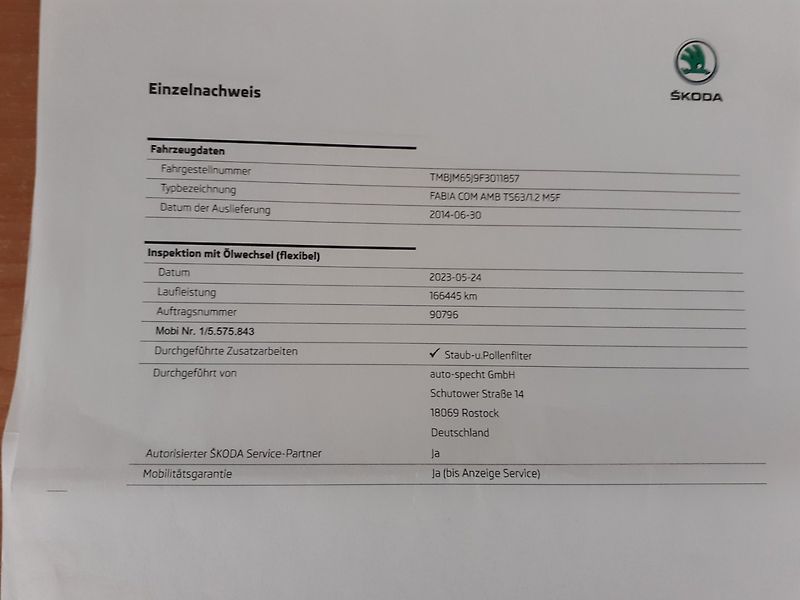 Škoda Fabia (2014) KOMBI 1.2 TSi  AMB - fotka 29 z 33