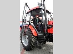 Traktor typu Major vyrobený brněnskou firmou Zetor.