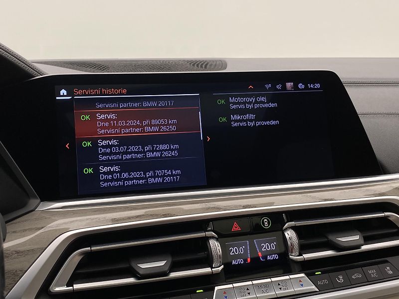 BMW X7 xDRIVE 30d M-PAKET CZ 6míst - fotka 55 z 88