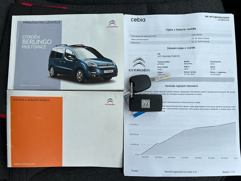 Citroën Berlingo (2016) 1.6HDi 73kW! Shine! Tažné! - fotka 19 z 24