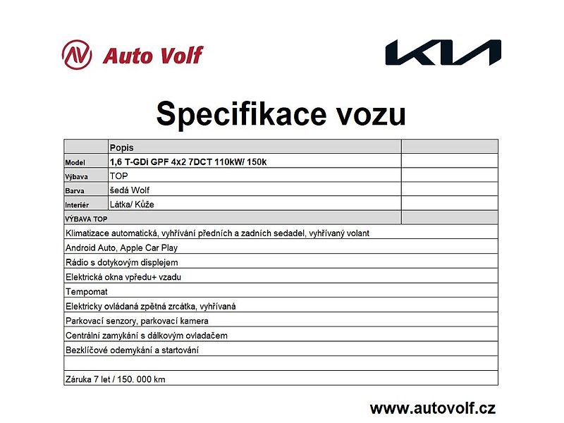 Kia Sportage TOP 1,6 T-GDi GPF 7DCT 110kW/1 - fotka 2 z 12