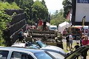Tank byl jednou z velkých atrakcí srazu.