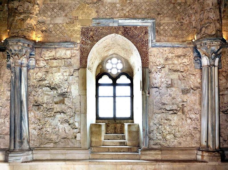 Letecký pohled na Castel del Monte.