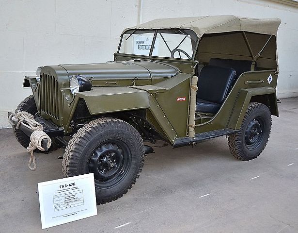 Vůz GAZ 67., zdroj: Wikimedia Commons, Sergey Korovkin 84, CC BY-SA 4.0