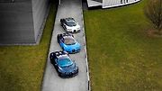 První vyrobené exempláře Bugatti Chiron.