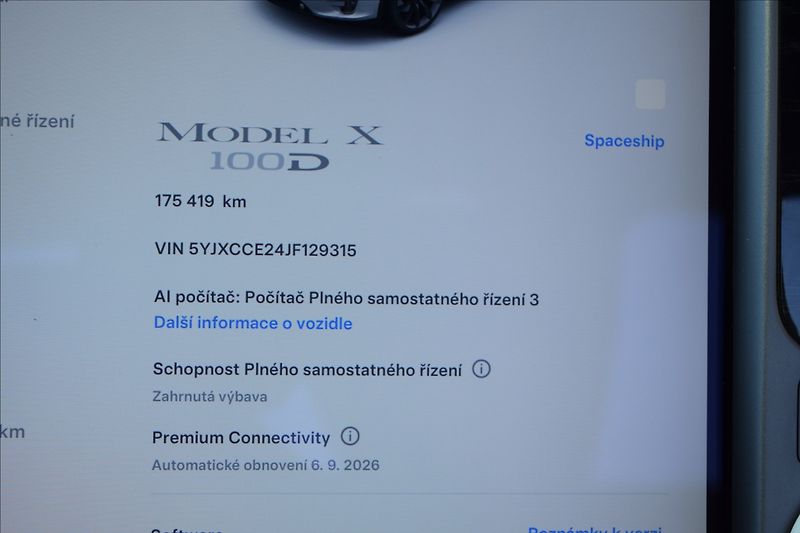 Tesla Model X 100D FSD 6MÍST TAŽNÉ - fotka 30 z 34