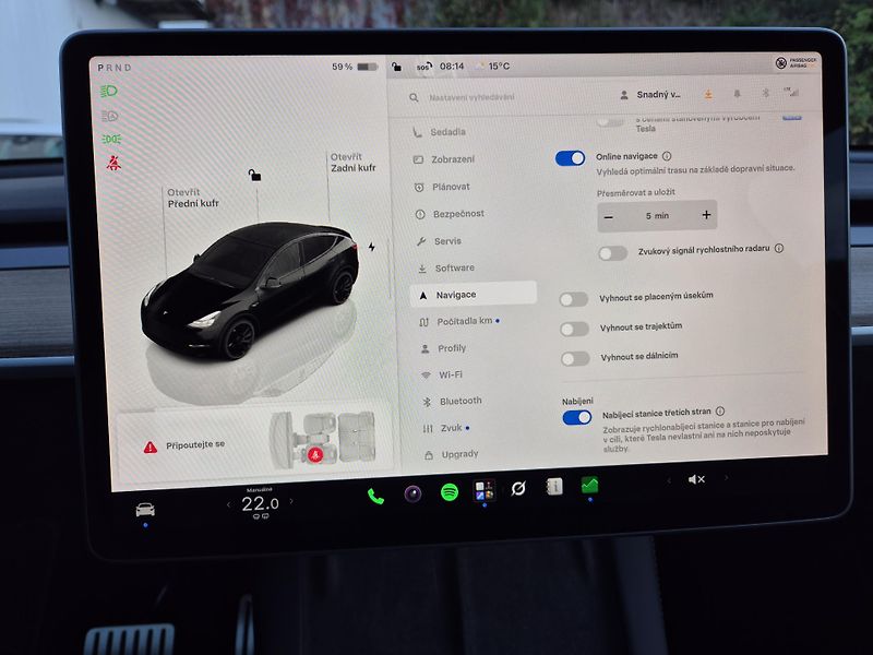 Tesla Model Y PERFORMANCE 393kw 21ALU 93,0% - fotka 30 z 48
