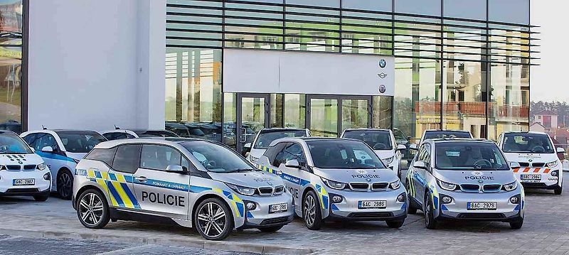 BMW i3 pro policisty.