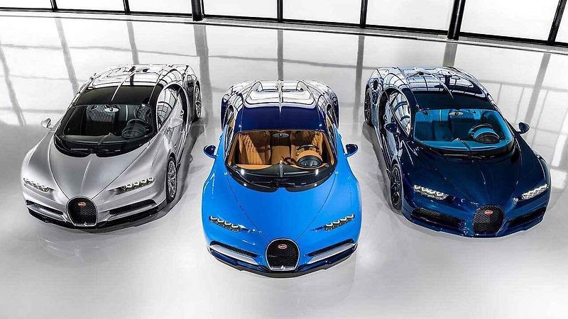 Bugatti Chiron pro americký trh má zvláštní nárazníky.