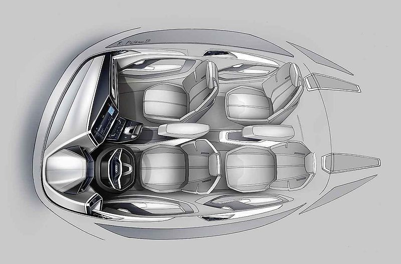 Koncept Audi e-tron Sportback.