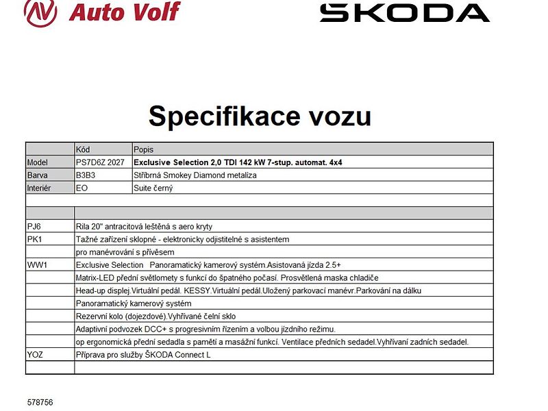 Škoda Kodiaq Exclusive Selection 2,0TDI 142 - fotka 2 z 2
