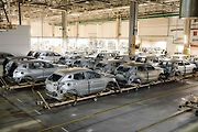 Výroba Nissanu X-Trail ve Velké Británii.