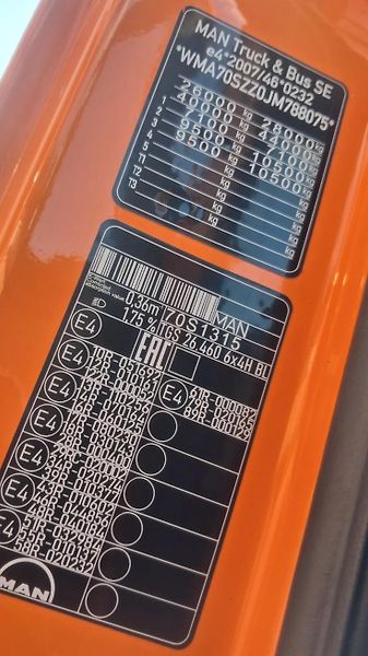 MAN TGS (2018) 26.460 6x6 Bordmatik EURO 6 - fotka 14 z 14