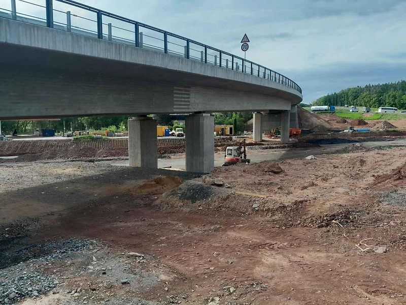 Otevření nového mostu na takzvané jesenické křižovatce. Pátek 16. května 2025.