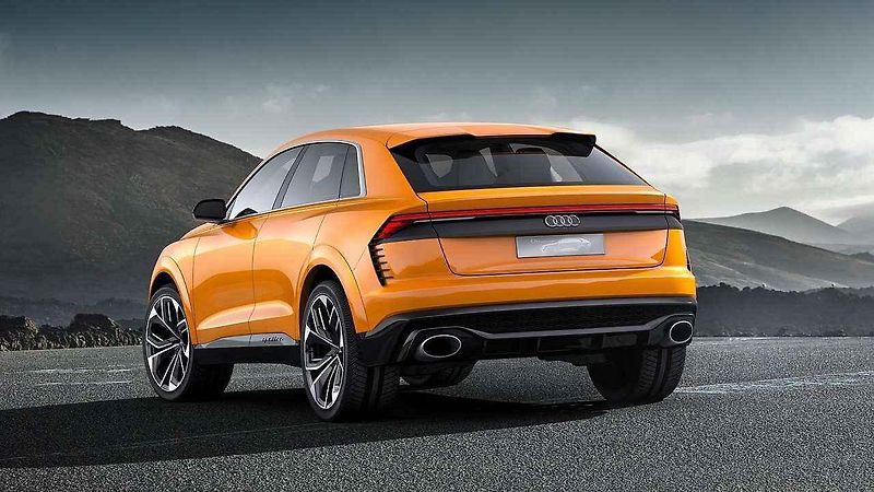 Neoficiální grafická ilustrace konceptu Audi Type C8.