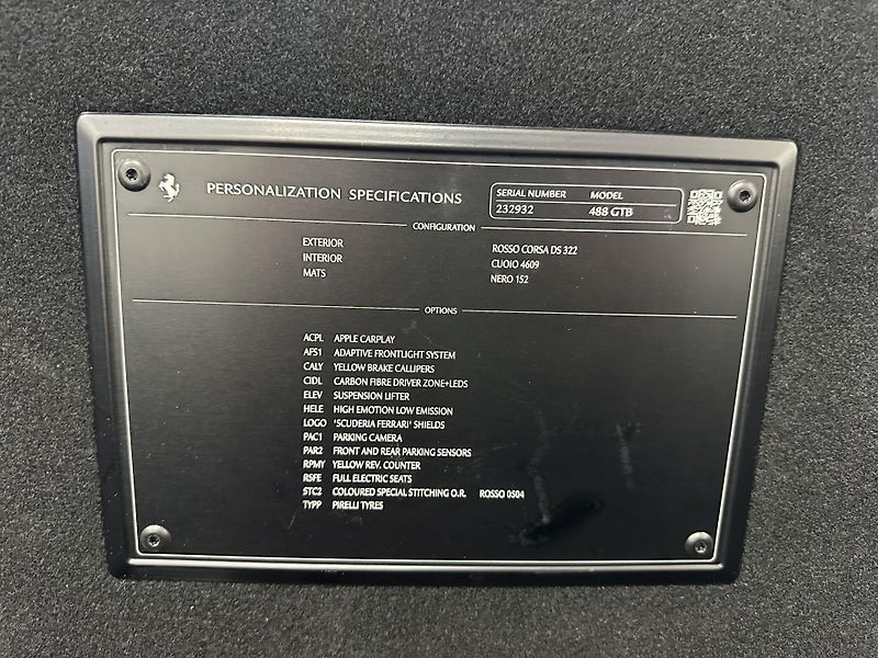 Ferrari 488 (2018) GTB*LIFT*CAMERA*QUIO*DPH*CORSA - fotka 13 z 13