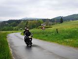 Historická vozidla a motorky projely v sobotu Českým lesem v rámci vyjížďky zvané Po pašeráckých stezkách.