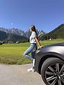 Nedaleko jezera Gosausee, zalíbil se nám cestou tenhle spot, tak jsme si tu udělali fotku.