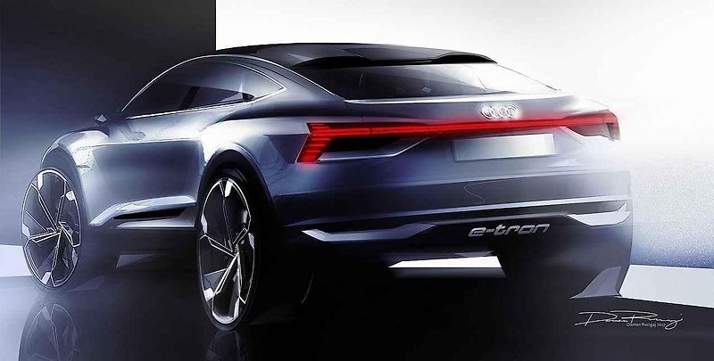 Koncept Audi e-tron Sportback.