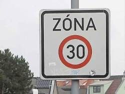 Zóna 30. Ilustrační foto.