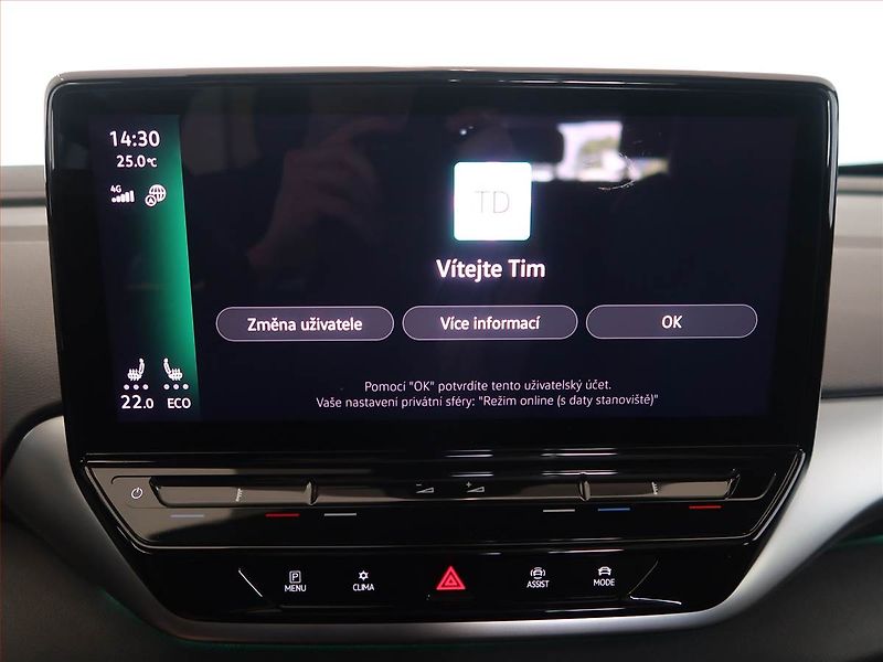 Volkswagen ID.4 (2021) Pro Perf. (82 kWh), SoH 87% - fotka 12 z 16