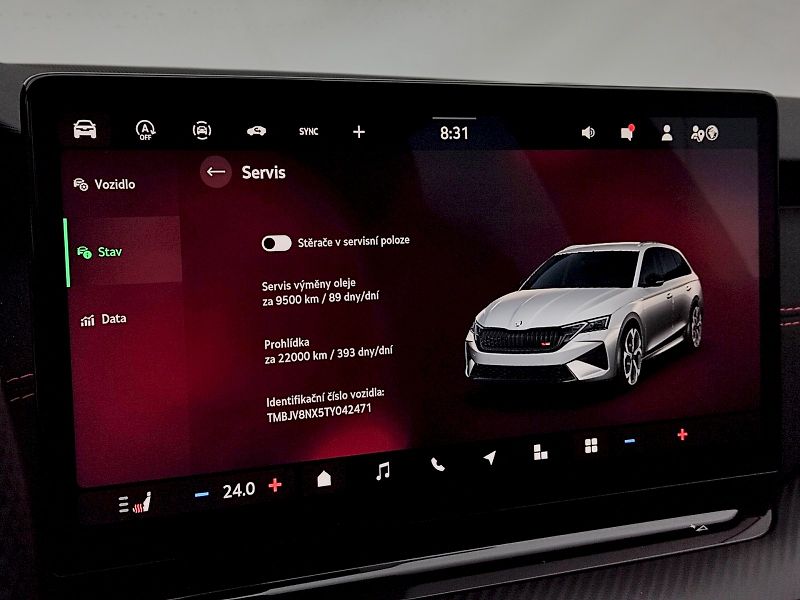 Škoda Octavia (2025) combi RS 2,0 Tsi 195 Kw DSG - fotka 11 z 44