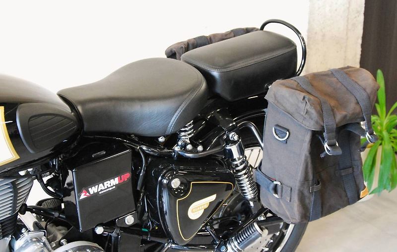 Royal Enfield Bullet 500 Classic (2021) krásný stav,1.m - fotka 19 z 21